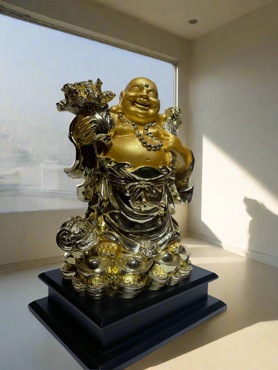 Laughing Buddha Golden