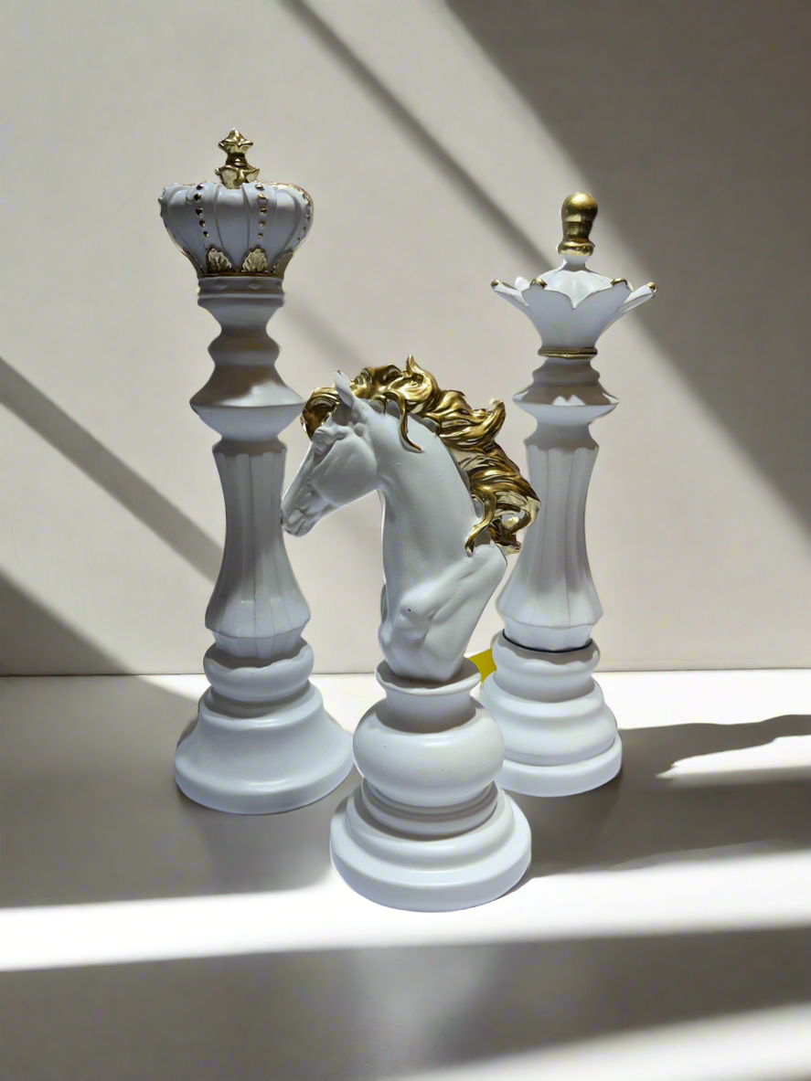 Chess Figure 3pc White