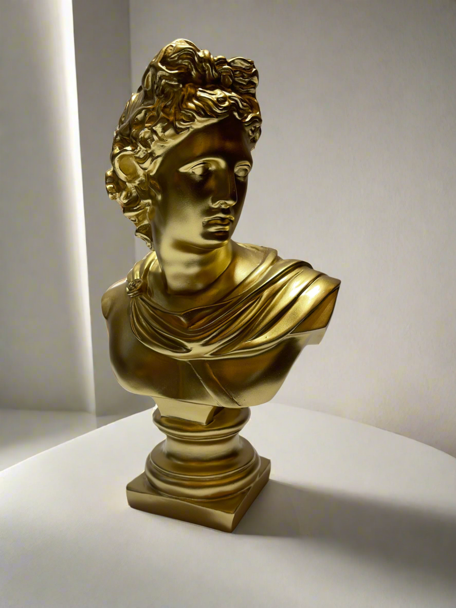 Sculpture Man Golden