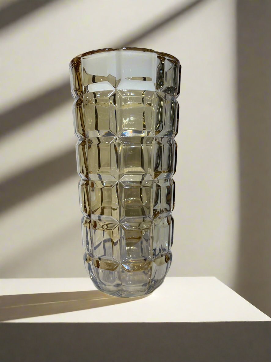 Glass Vase Amber HP027