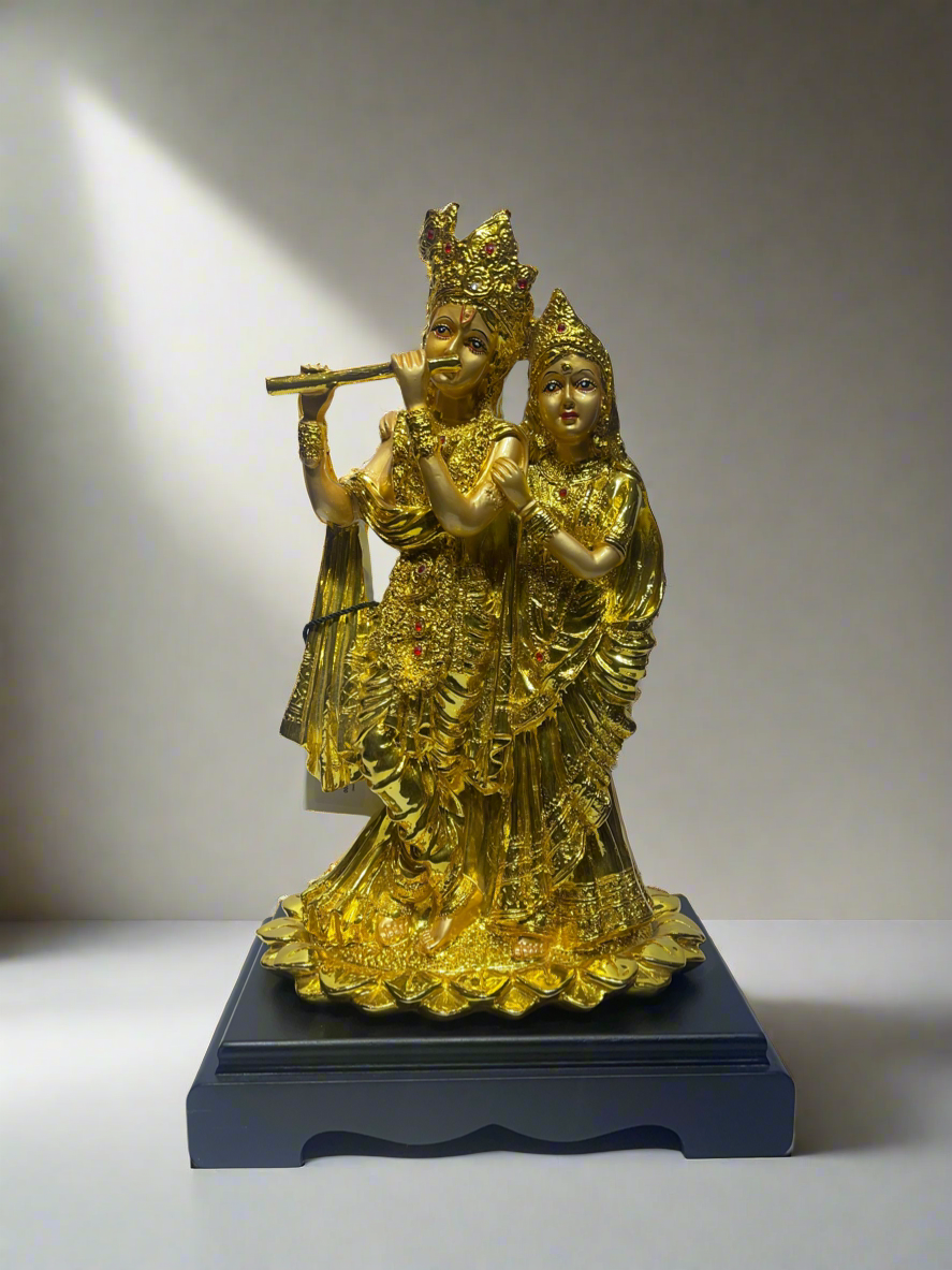 Radha Krishna Golden ￼