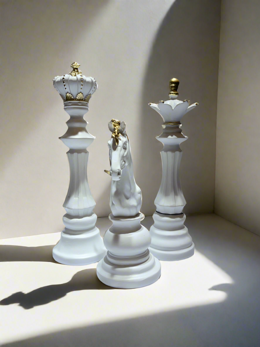 Chess Figure 3pc White