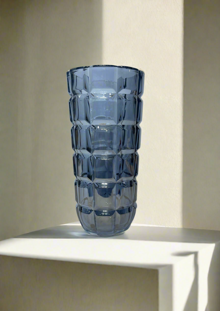 Glass Vase Smoke HP027