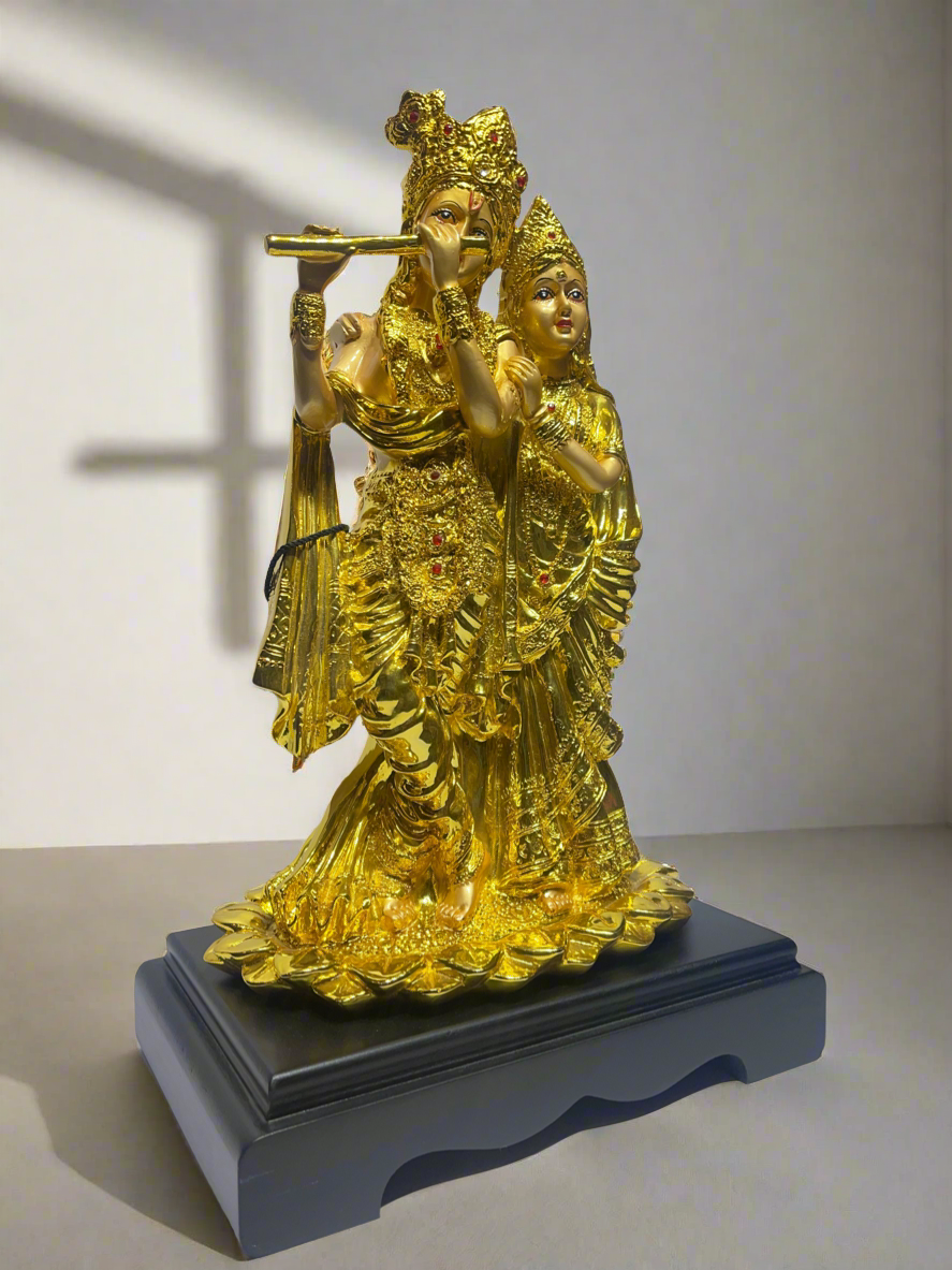 Radha Krishna Golden ￼